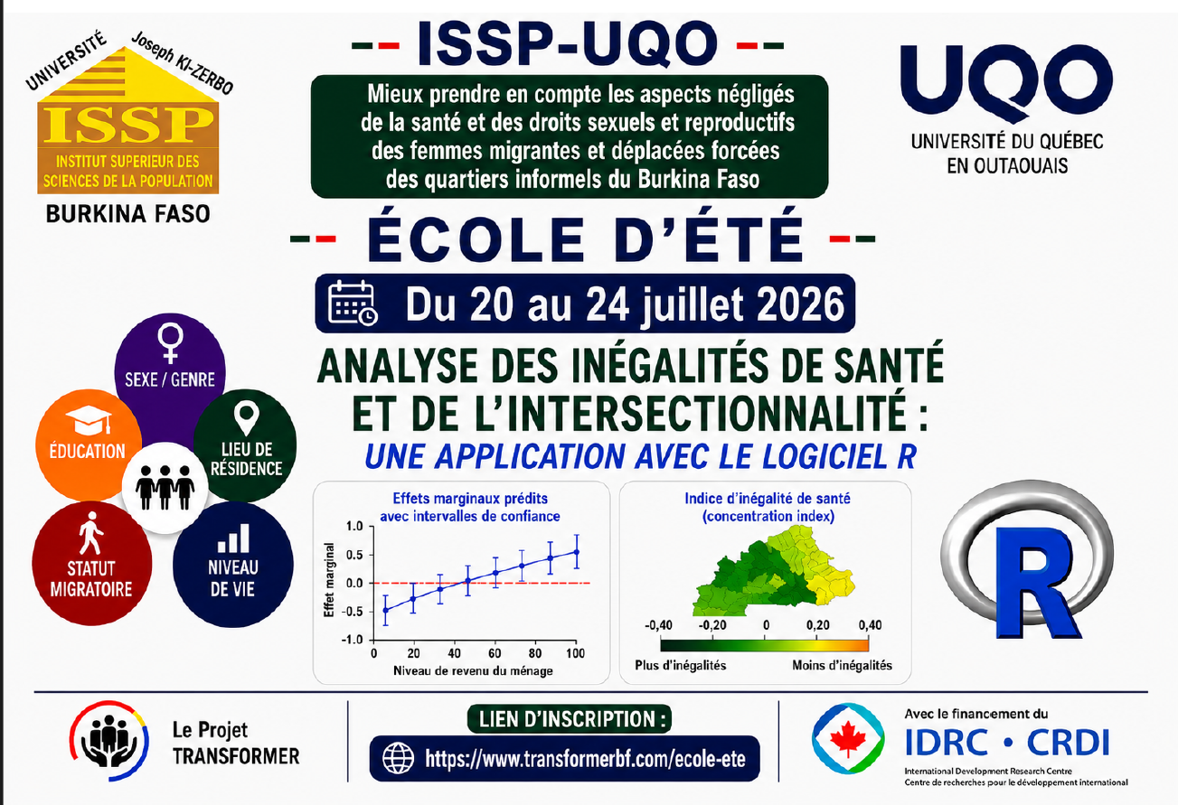 Affiche du parcours A : Analyse des inégalités et intersectionnalité en santé